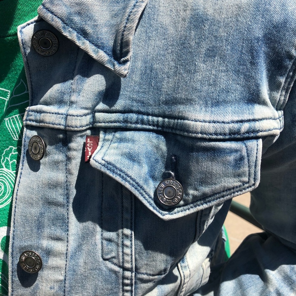 Bleached Denim LEVIS jacket